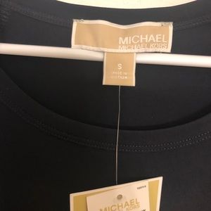 Michael Kors Navy long sleeved dress